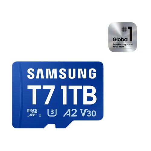 Samsung Spominska kartica T7, micro SDXC, 1TB, U3, V30, A2, UHS-I, 170 MB/s, (5000229136) Slike