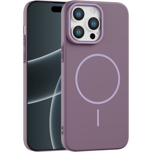Apple rigid silicone magsafe maska za iphone 14 pro max &ndash; ljubičasta Cene