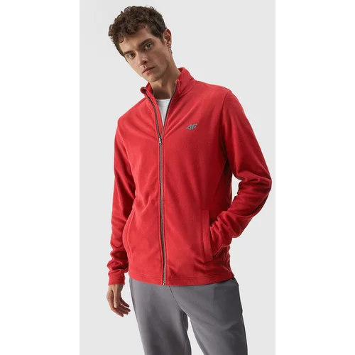 4f Men's Regular Polar With Stand-Up Collar Red WMM00TFL