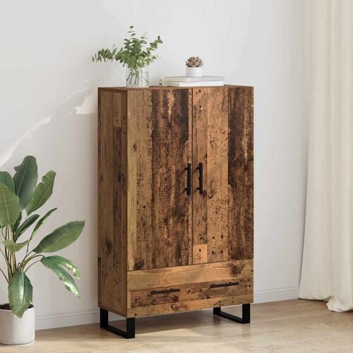 vidaXL Visok predalnik Star les 69,5 x 30 x 115 cm Konstruiran les Cene