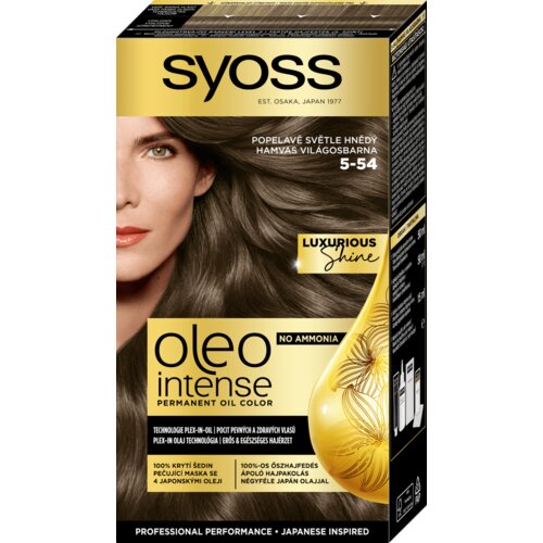 Syoss oleo Intense boja za kosu ashy light brown 5 Cene