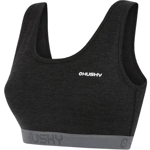 Husky Merino thermal underwear Mebra L black bra