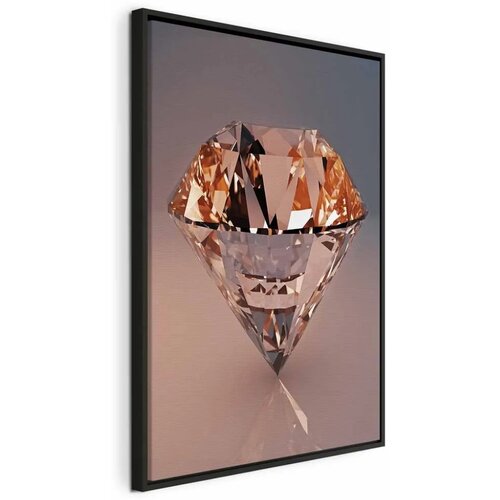  Slika - Costly Diamond (1 Part) Vertical 80x120 U crnom drvenom okviru Cijene