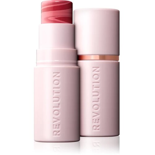 Makeup Revolution Skin Silk Blush Stick kremasto rdečilo v paličici odtenek Rose Nude Pink 4.5 g Slike