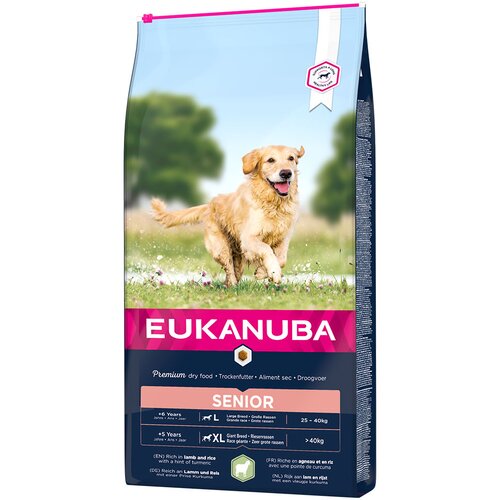 Eukanuba Senior Large & Giant Breed jagnjetina in riž - 12 kg Cijene