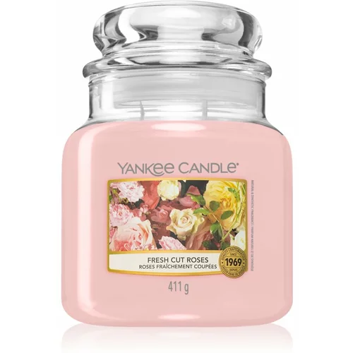 Yankee Candle fresh Cut Roses mirisna svijeća 411 g