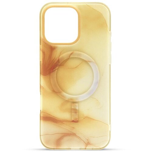 Futrola Mikalen Magsafe Glow za Iphone 16 Pro Max DZ5, Žuta Cene