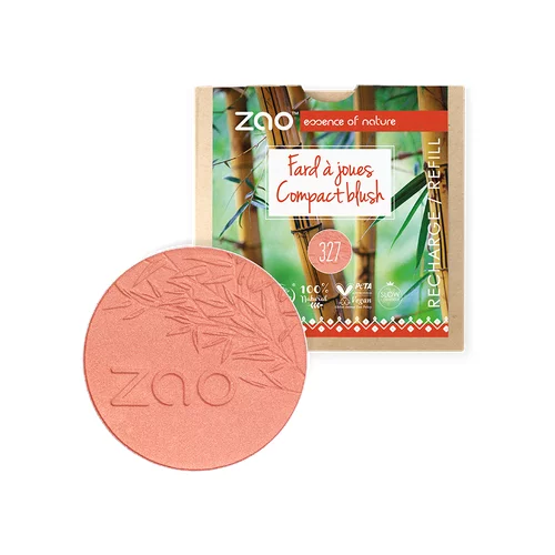 Zao Polnilo za compact blush - 327 Coral Pink