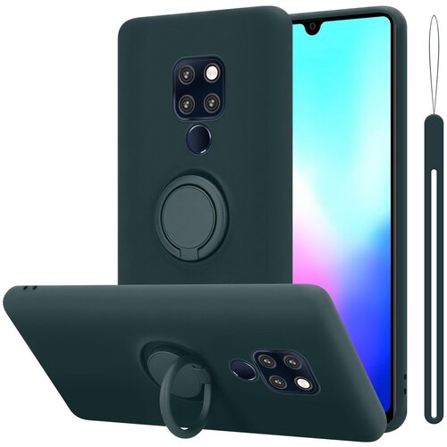  Ohišje, združljiv s Huawei v tekoči zeleni barvi - zaščitni pokrov iz fleksibilnega silikona TPU z obročem, (20586249) Cene