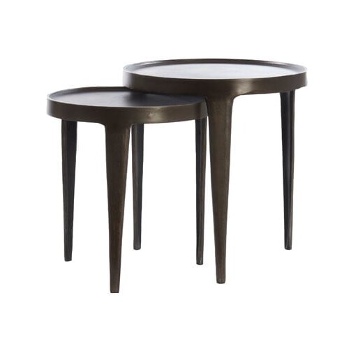 Light &amp;amp; Living Metalni okrugli pomoćni stol &amp;oslash; 43 cm Tobias &amp;ndash; Slike