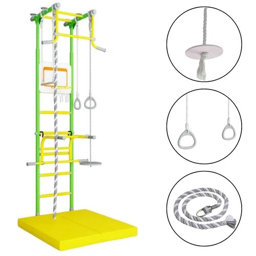 Monkey Gym Telovadna, &scaron;vedska lestev za dom Comet 2 Max - svetlo zelena, (5000077574) Cene