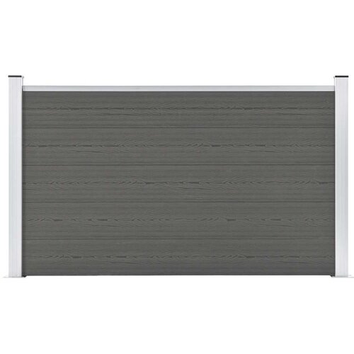  Ograda WPC 180 x 105 cm siva Slike