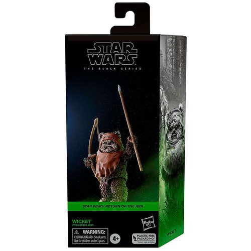 Hasbro FIGURICA VOJNE ZVEZD VRNITEV JEDIJA WICKET W WARRICK BLACK SERIES, (20838816) Slike