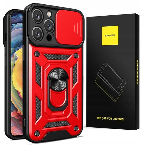 Spacecase OVITEK OVITEK ZA IPHONE 15 PRO CAMRING RDEČ, (21962537) Cene