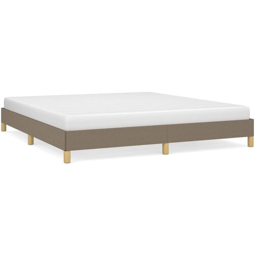 Maison Chic Posteljni okvir - Dvoposteljna postelja - Zakonska postelja brez vzmetnice taupe 180x200 cm blago-J4238, (21769662) Cene