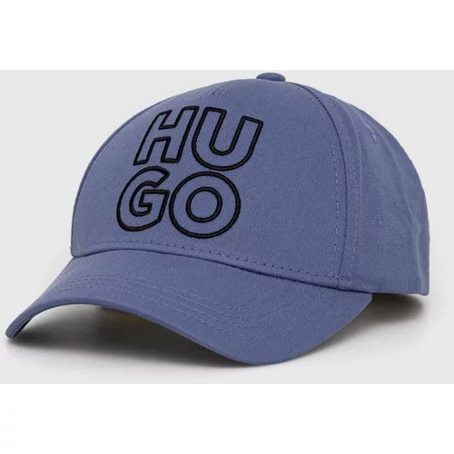 Hugo Bombažna bejzbolska kapa vijolična barva