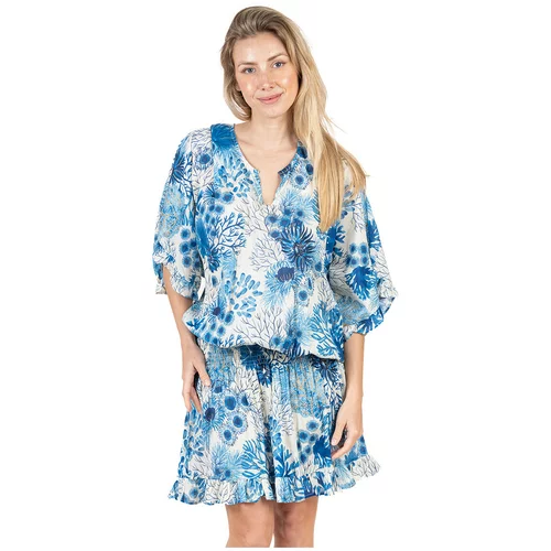 Isla Bonita By Sigris Kratke obleke Obleka Modra