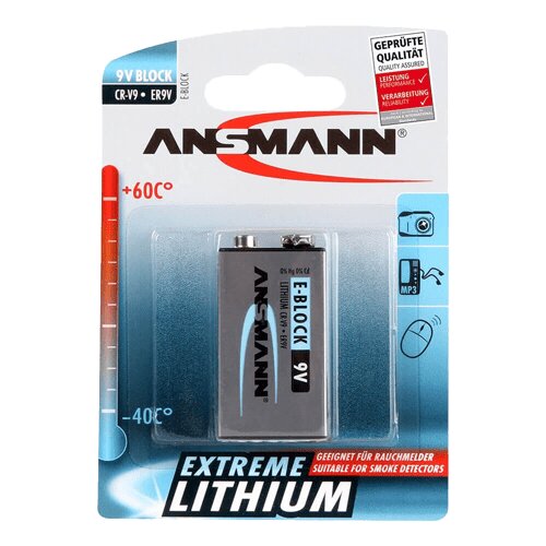 Ansmann 9 V baterija alkalno-manganov 9 V 2 kos, (20635798) Cene