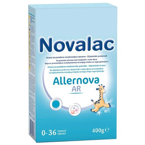 Novalac mlečna formula bez kazeina allernova ar, 400 g Slike