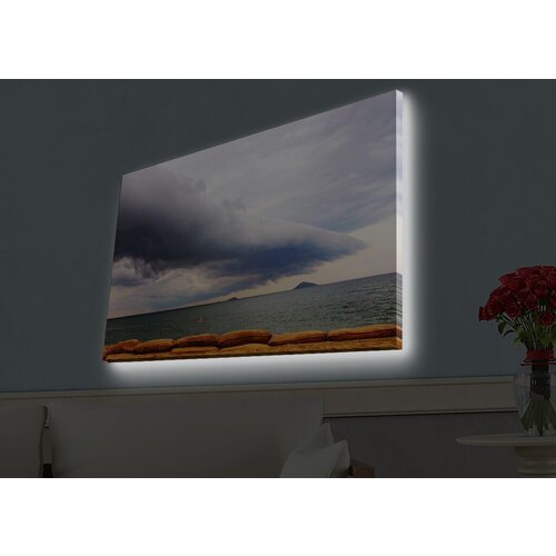 Wallity Slika sa LED osvetljenjem 4570HDACT-017, 45x70 cm Cene