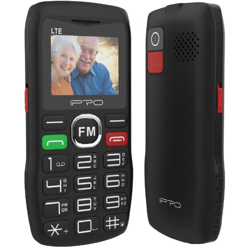 Ipro Mobilni telefon Senior II F188, 1.8, DS, 32MB/32MB, Crni Cene