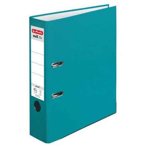 Herlitz Registrator samostojeći A4, 8 cm, maX.file protect, , tirkizni Slike