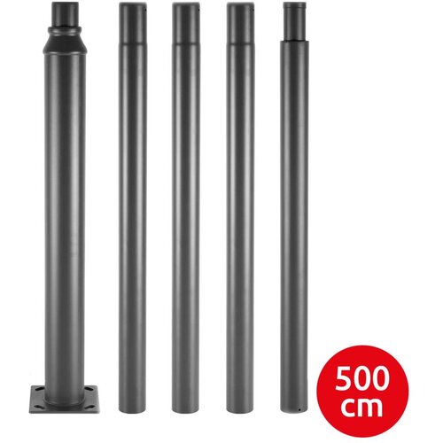 Brilagi - Metalna &scaron;ipka za stub spolja&scaron;nje rasvete 5 m, prečnika 58 mm, antracit Cene