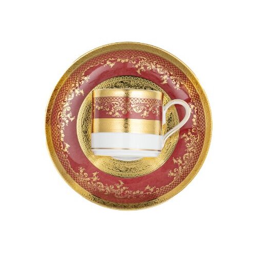 Zepter Masterpiece bordeaux šoljica za espreso 0,09 l sa tacnom 13,5 cm Cene