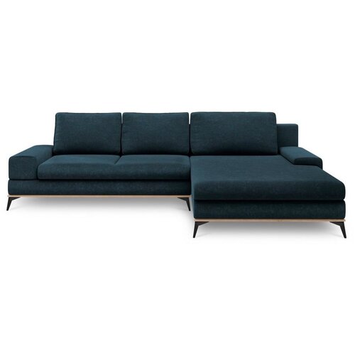 Windsor & Co Sofas petrolej modra raztegljiva sedežna garnitura Windsor & Co Zofe Planet, desni kot Cene