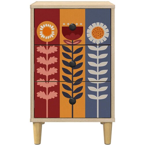  Noćni ormar ESSEN Hrast sonoma 36 x 33 x 60 cm Slike