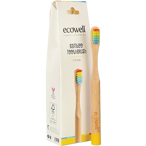 Ecowell Četkica za zube od bambusa za decu, Ecowell Cene