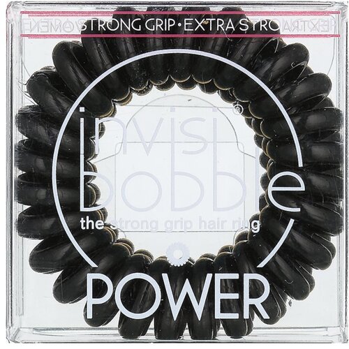 Invisibobble Power Hair Ring elastika za lase 3 ks odtenek True Black Cene