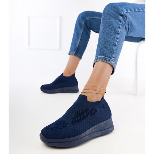 Gemre Navy slip-on fabric sneakers Romaro Cijene