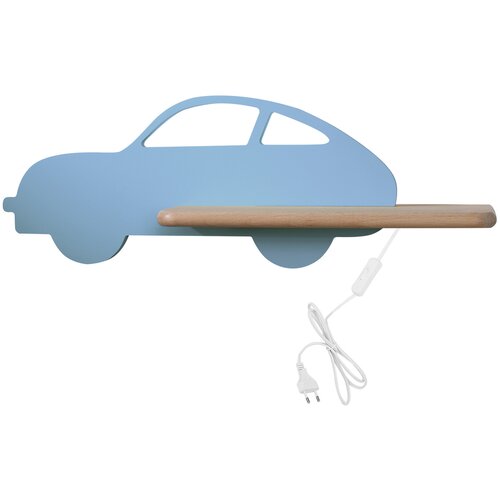 Candellux car zidna lampa 5W led 4000K wl iq kids sa kablom, prekidačem i utikačem plava Cene