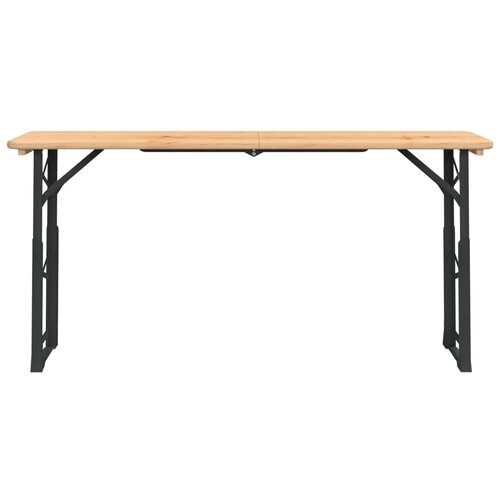  Sklopivi pivski stol 170 x 50 x 75/105 cm od masivne jelovine Slike