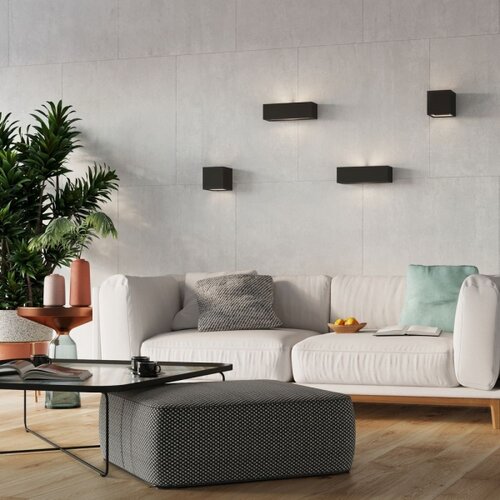 Nice Lamps Sollux SL.0878 - Zidno svetlo VEGA 1xE27/60W/230V u crnoj boji Slike
