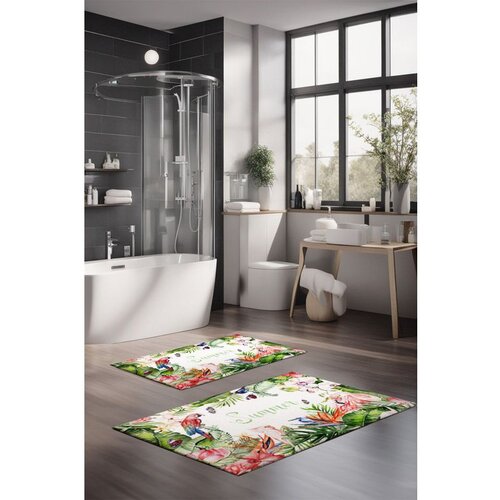  CT-5317 multicolor bathmat set (2 pieces) Cene