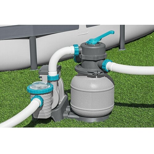 Bestway Flowclear Sistem peščenega filtra (Primerno za prostornino bazena do: 42.300 l, Zmogljivost filtra: 6.056 l/h) Cene