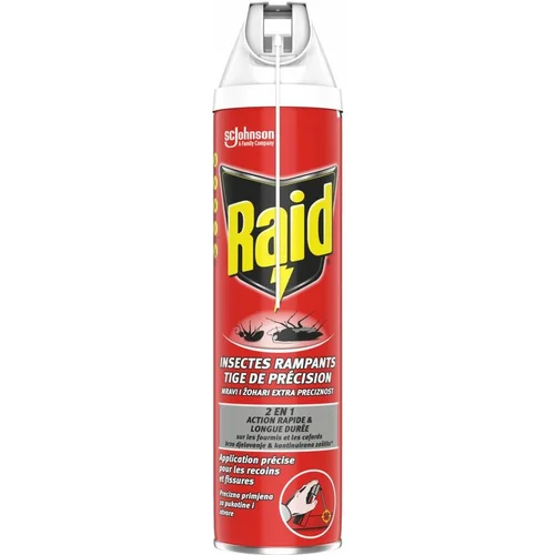 Raid Sprej za zatiranje gomazečih insektov (400 ml, za zatiranje mravelj in ščurkov)