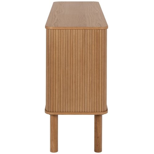 Actona Nizka komoda v hrastovem dekorju z drsnimi vrati v naravni barvi 160x80 cm Langley &amp;ndash; Slike