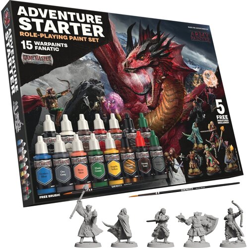 The Army Painter GameMaster: Adventure Starter Role-Playing Paint Set - 1 set. Cene