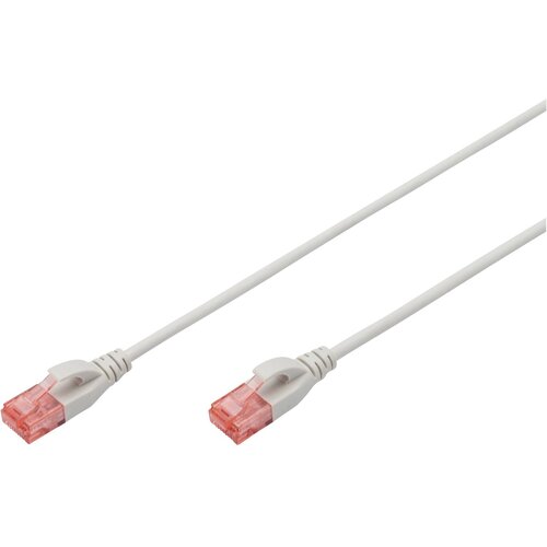 Digitus DK-1617-020S RJ45 omrežni kabel\, Patch kabel CAT 6 U/UTP 2.00 m siva brez halogena\, ognjevaren\, prilagodljiv\, neoklopljen 1 kos, (20418163) Cene