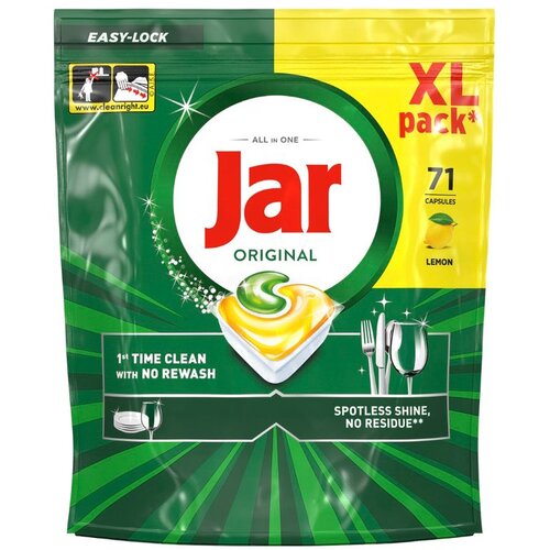 Jar Original All in 1 Lemon tablete za strojno pranje posuđa 71 kom / XL PACK Slike