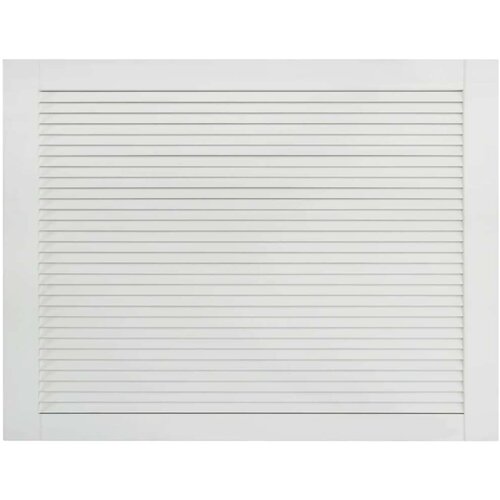  Vrata za omarico z letvicami 4 kosi bela 39,5x59,4 cm borovina, (21413050) Slike