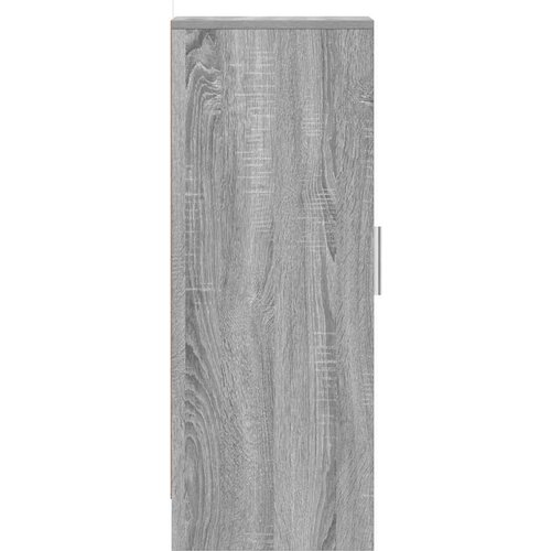  za cipele sivi hrast 32 x 35 x 92 cm konstruirano drvo Slike