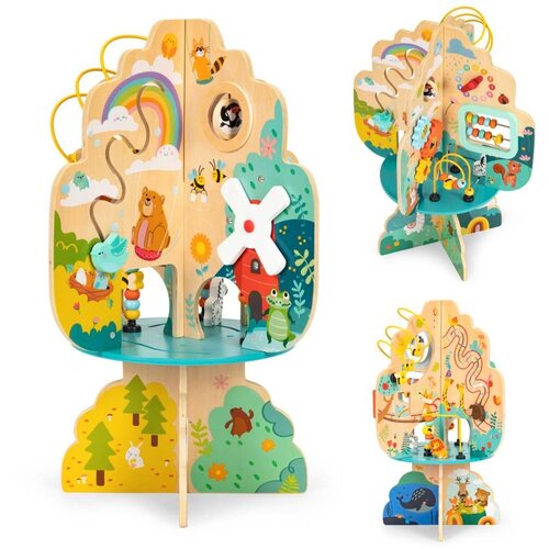  Ecotoys Drvena edukativna igračka stablo 12m+ Slike