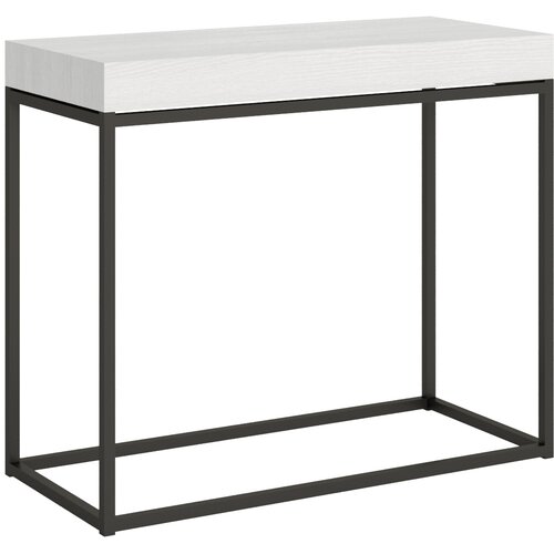 Ityhome 90 x 77 konzolna miza bela, (20847966) Cene