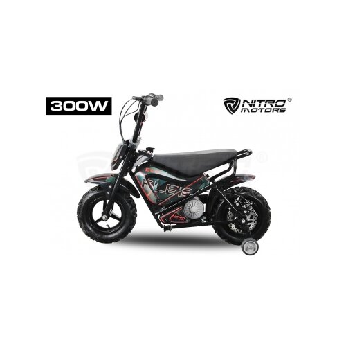 Nitro Motors Električni kolo Eco Flee 300W 24V Črno zelena Cene