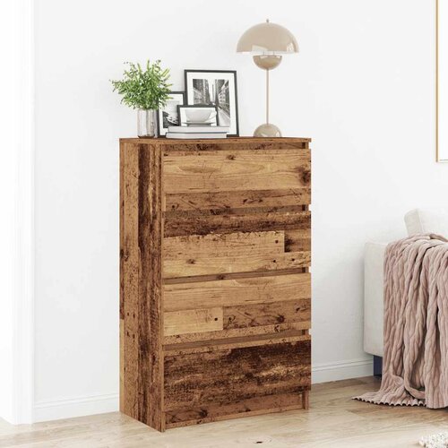 VidaXL Bivak Stari les 60x35x98,5 cm Inženirski les Slike