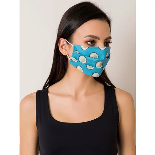 Fashion Hunters Blue protective mask with print